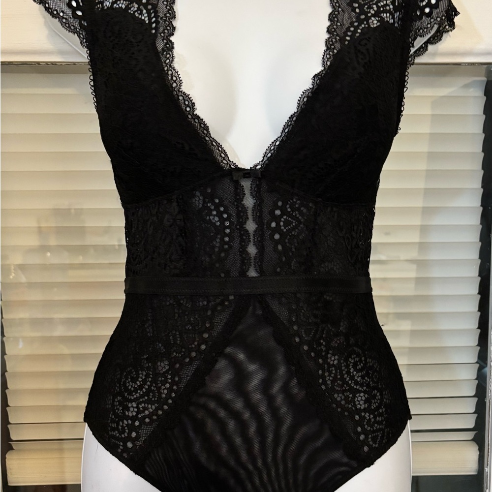 Black Lace Bodysuit